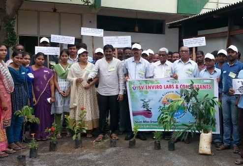 Our MD sri Malasani Murali Krishna & smt M Sreelakshmi Murali Krishna participating in environmental awareness activities
