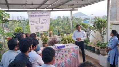 Our MD sri Malasani Murali Krishna participating in world environmental day awareness program 2025 in Enviro house visakhapatnam