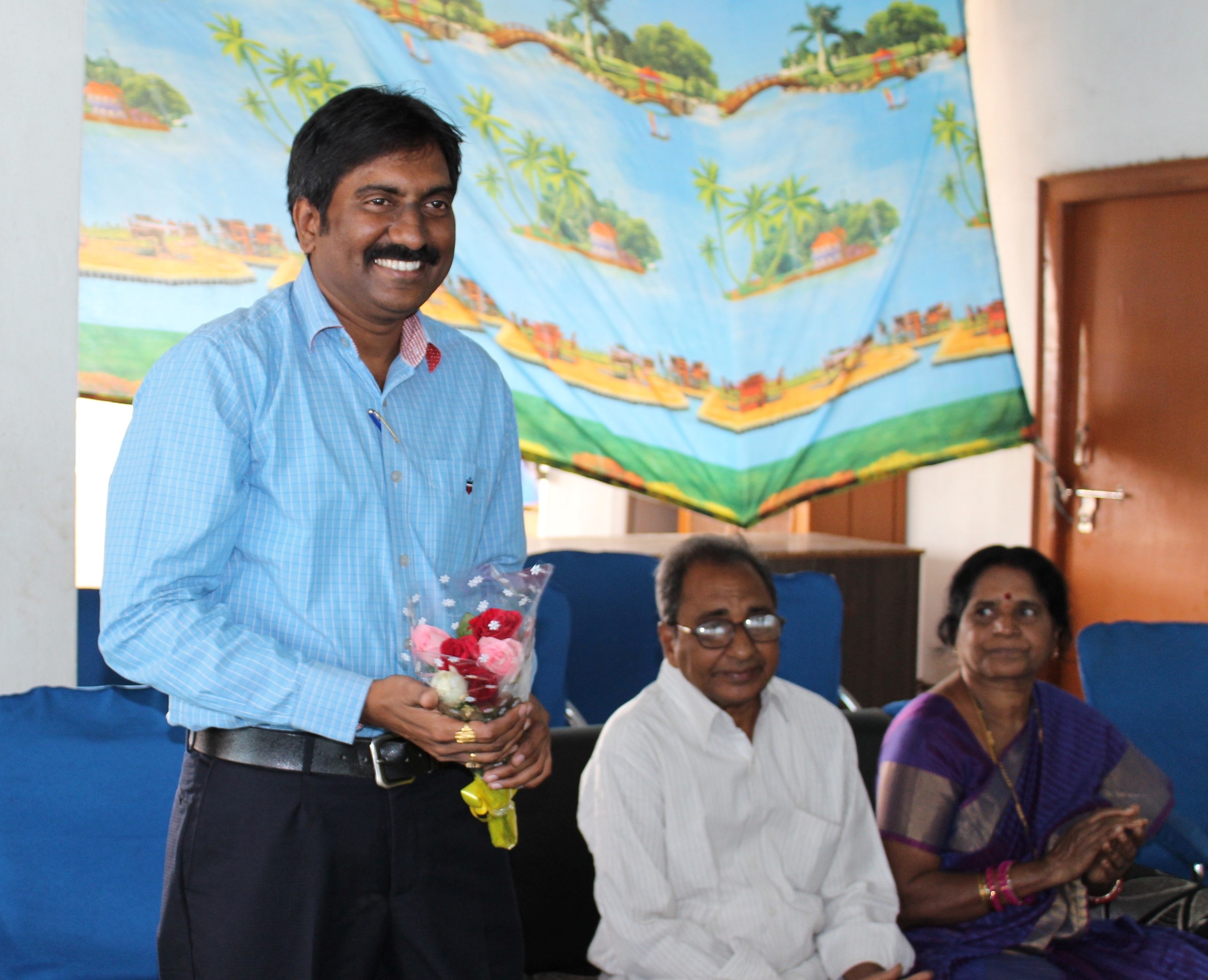 Malasani Murali Krishna, Founder & Managing Director of SV Enviro Labs, Leadership team participating in environmental monitoring activities at Head office, visakhapatnam